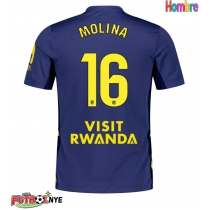 Camiseta Atletico Madrid Nahuel Molina #16 Visitante Equipación 2025-26 manga corta